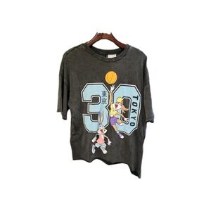 Retro Looney Tune Bugs Bunny Lola B‎ Ball Tokyo T-Shirt Size S Mens Warner Bros